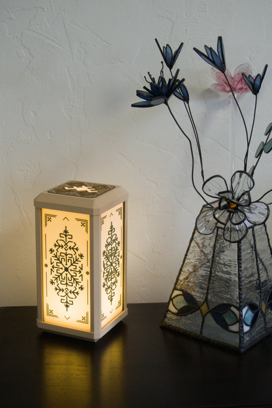 Galda lampa "Austras koks"